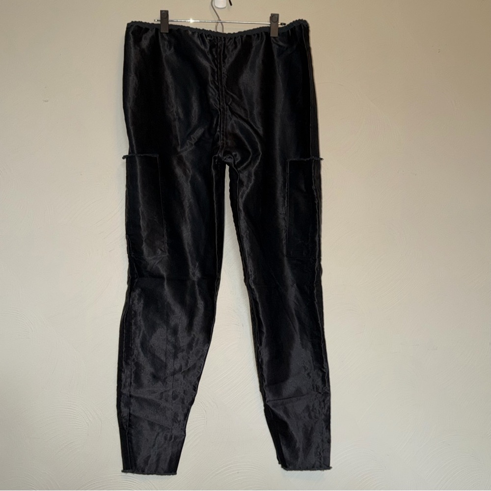 Everyday Black Women's Jogger Pants with Elastic Waist - Picture 2 of 3